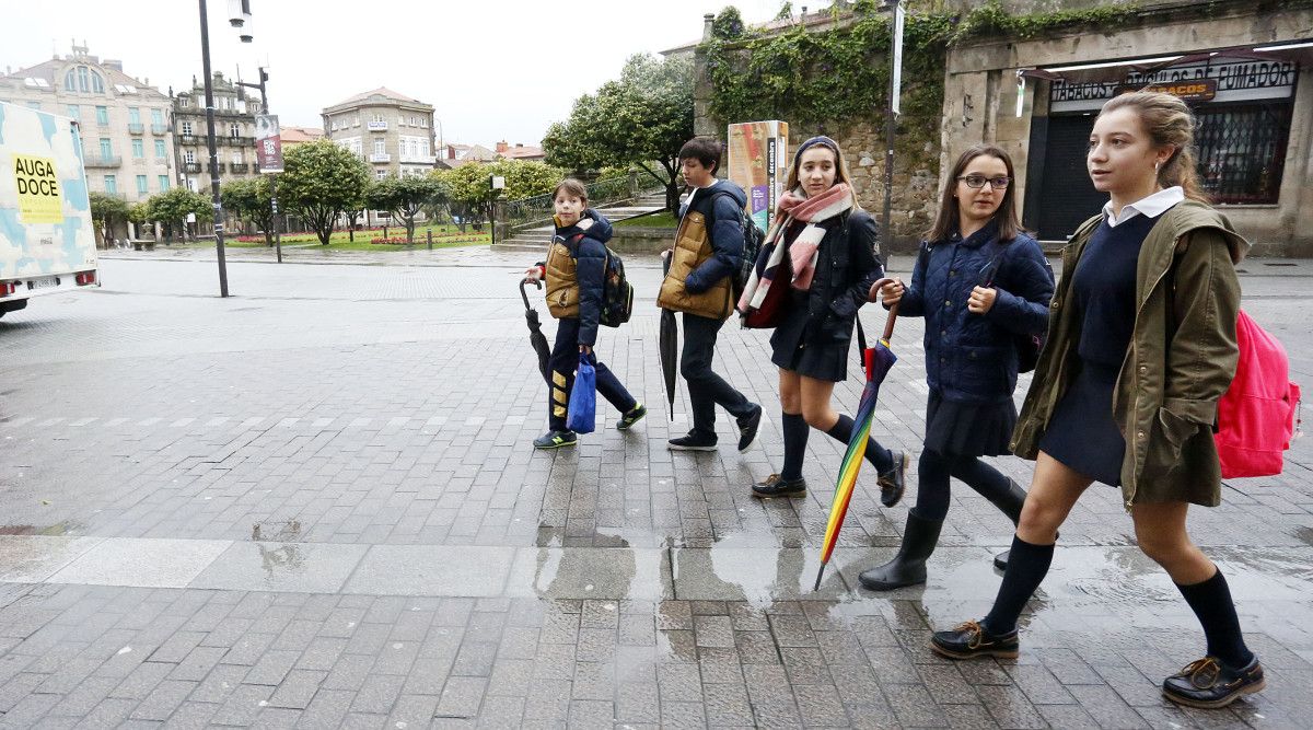 Participantes no programa "Camiños Escolares"