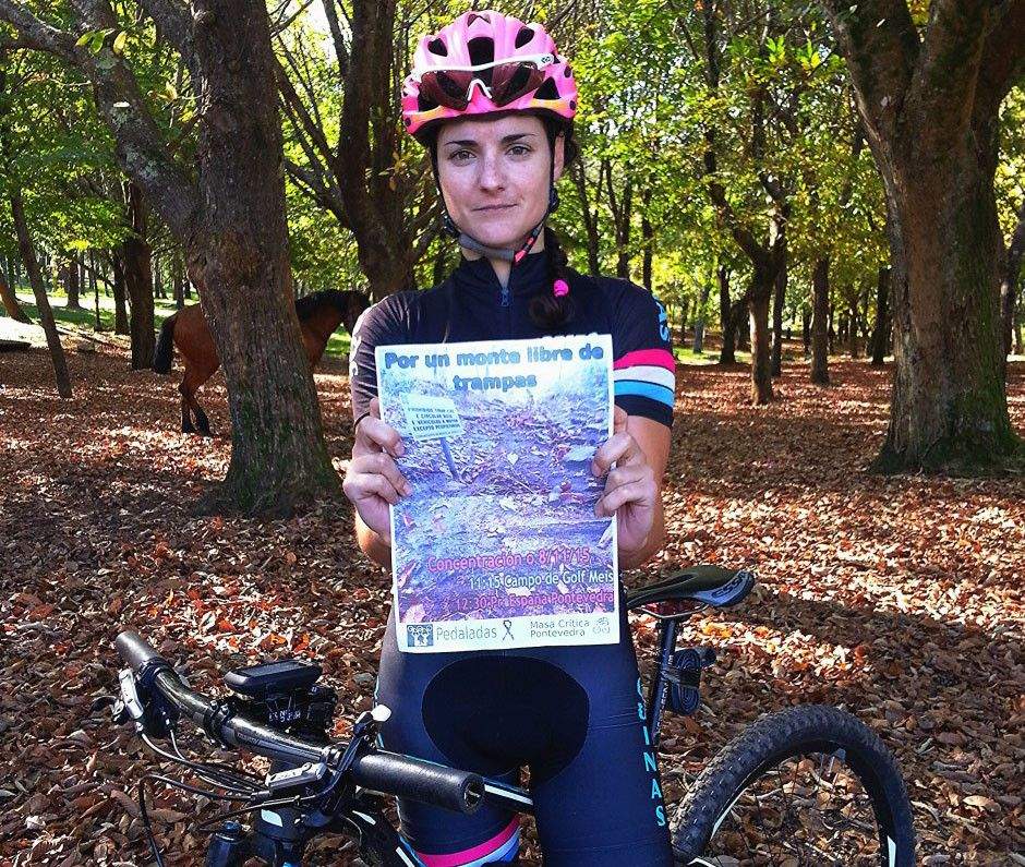 Lucía Vázquez apoya las concentraciones contra las trampas a ciclistas en los montes