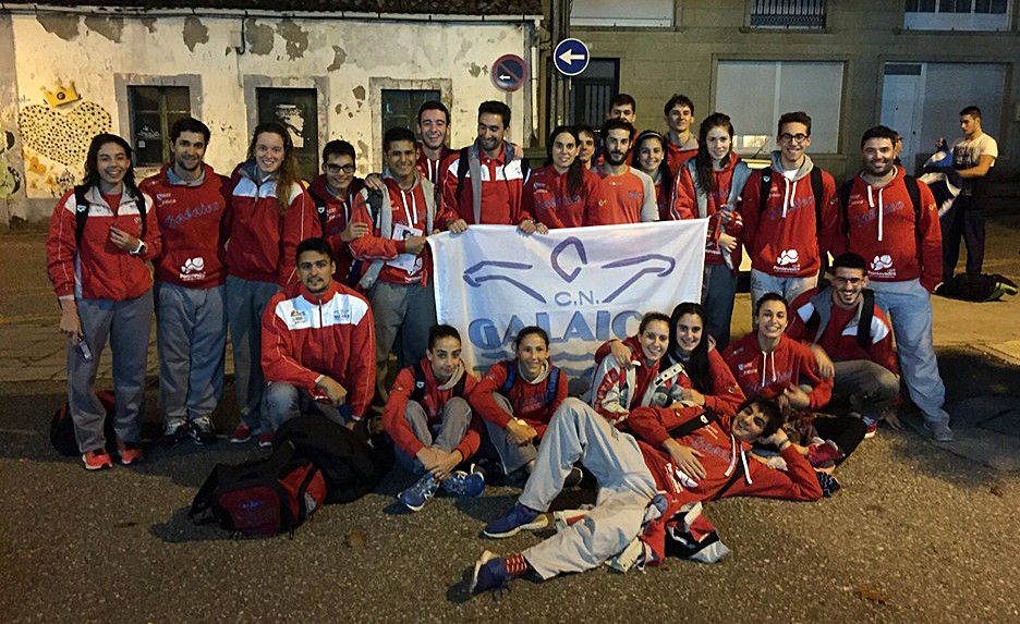 Equipo do Galaico que participou en Santiago na Liga Galega de Clubs