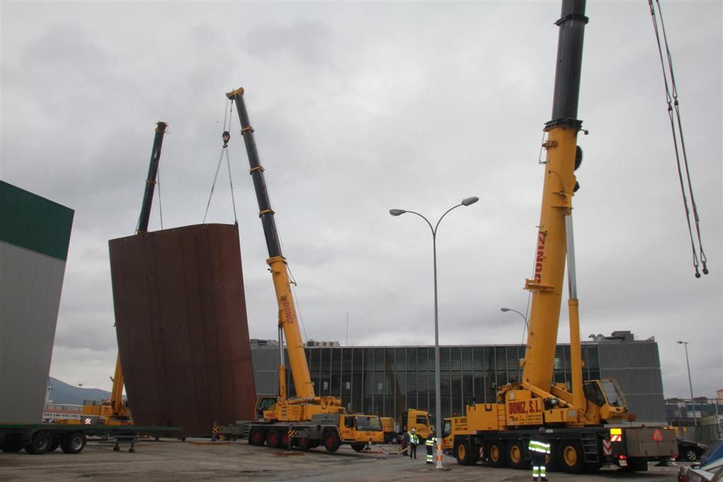 Trabajos en el astillero de Nodosa