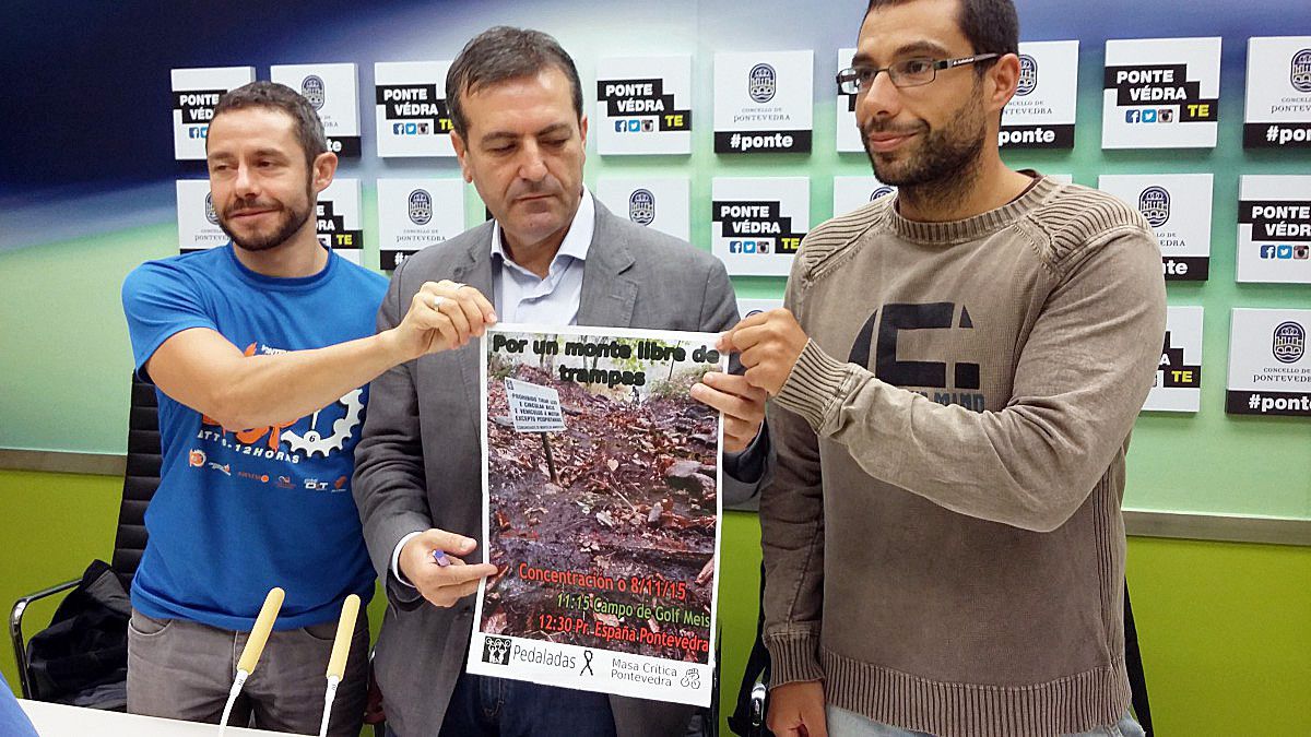 Manolo Torres, Luis Bará y Quique Pérez presentan las concentraciones de Masa Crítica