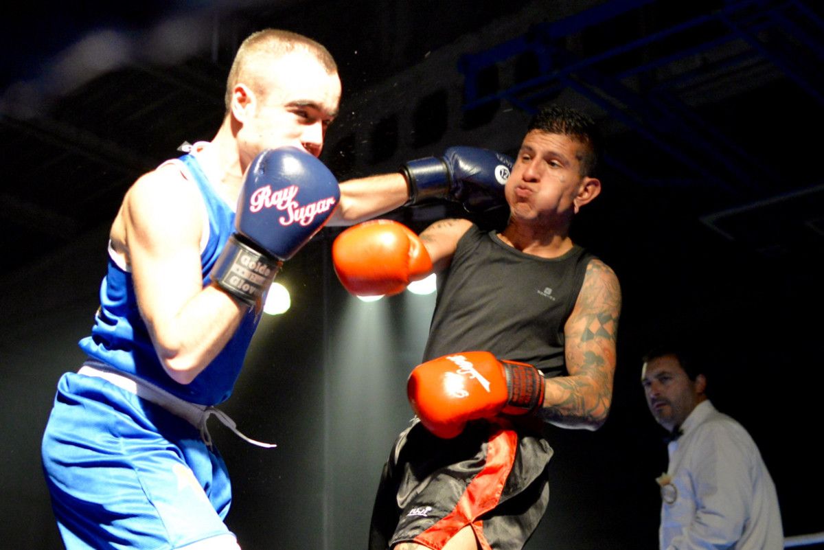 Reunión de boxeo na Cañota