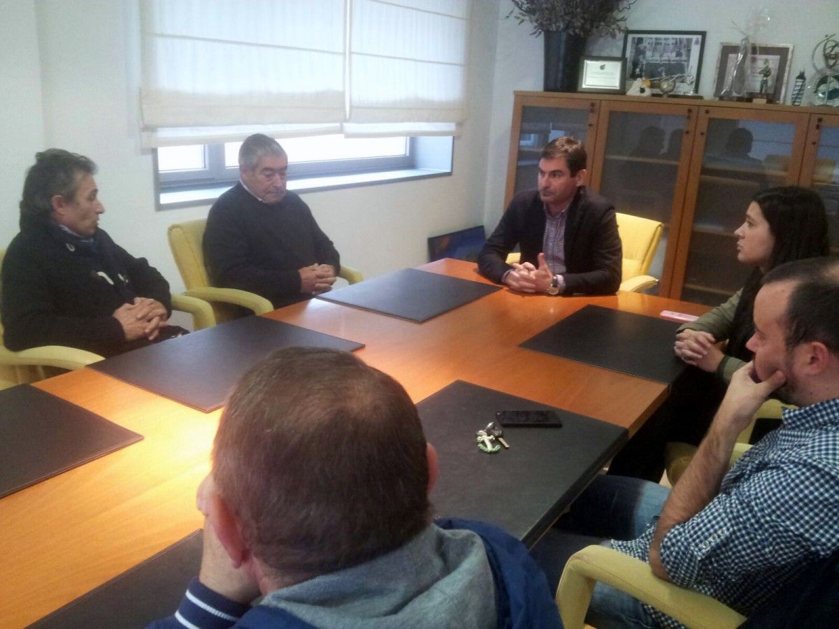 Reunión del Gobierno local de Sanxenxo con la plataforma PO-308
