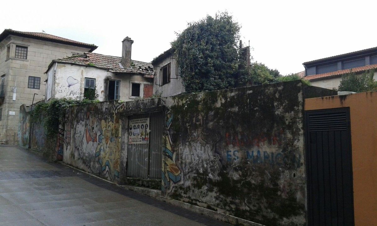 Edificio que se va a rehabilitar en la calle Naranjo
