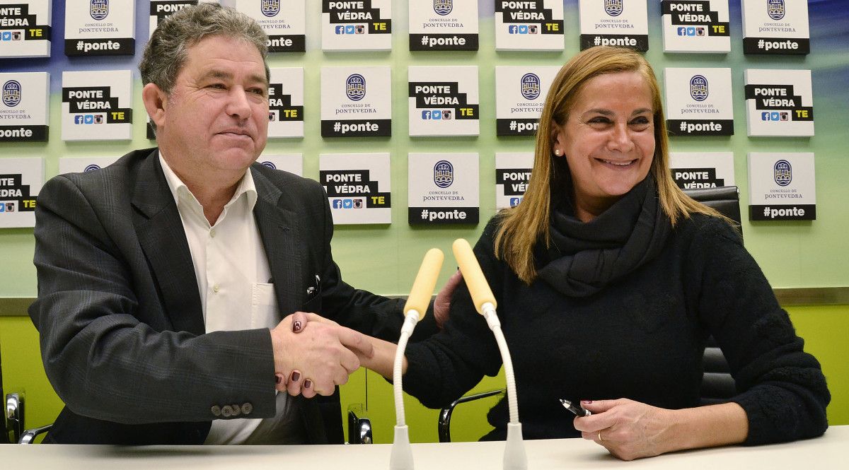 Carmela Silva e Miguel Anxo Fernández Lores