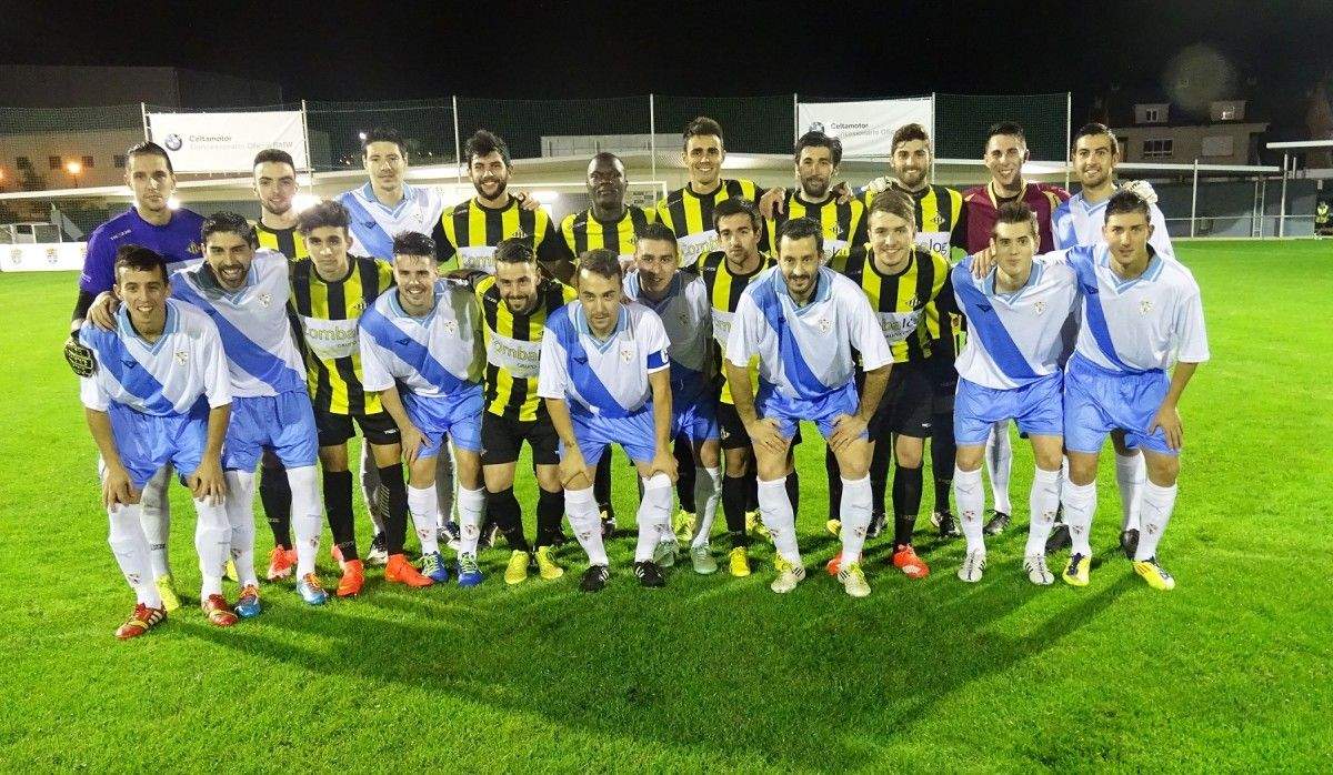 Partido entre o Ribadumia e a Selección Galega de afeccionados