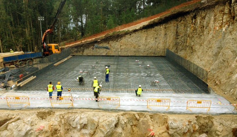 Obras del depósito de Pardavila