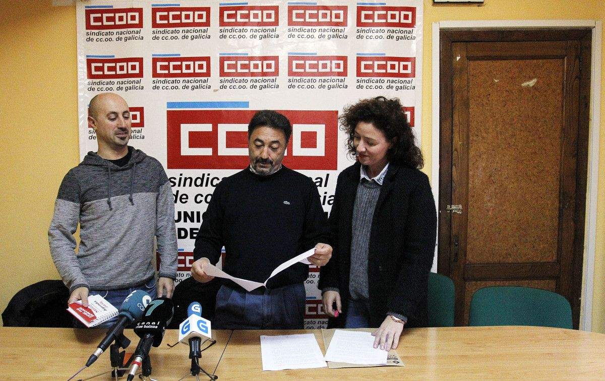 Representantes de CC.OO. na Deputación Provincial