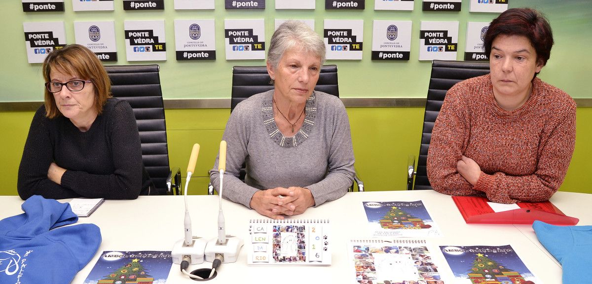 Presentación de la campaña de promoción de artículos solidarios de Os Palleiros