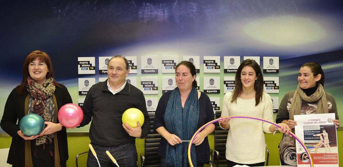 Presentación do II Torneo Cidade do Lérez de ximnasia rítmica