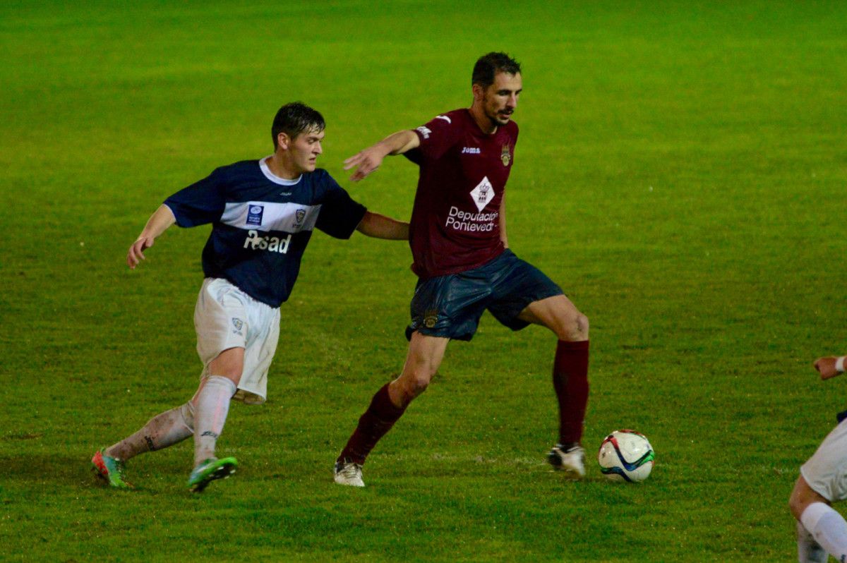 Partido de Copa Federación entre Pontevedra y Marino de Luanco en Pasarón Partido de Copa Federación entre Pontevedra y Marino de Luanco en Pasarón