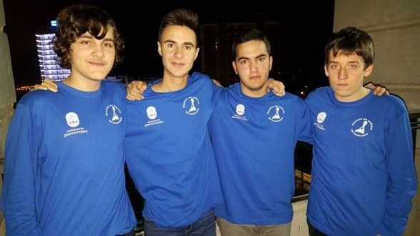 Equipo da Escola Xadrez Pontevedra Sub-16