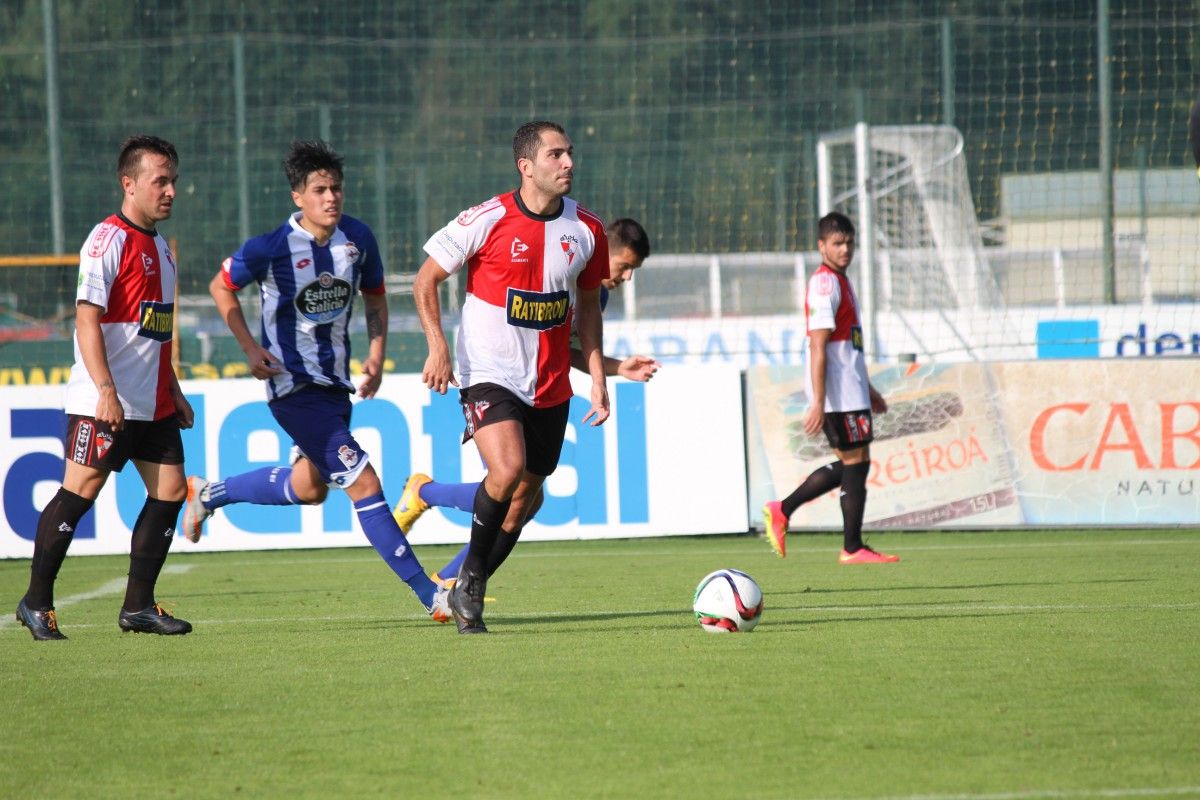 Partido entre Deportivo B e Arosa en Abegondo