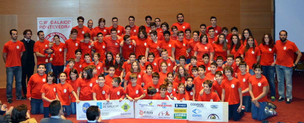 Presentación de equipos del Waterpolo Galaico Pontevedra