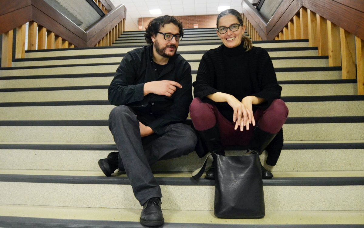 Dani de la Torre y Enma Lustres, productora de Vaca Films