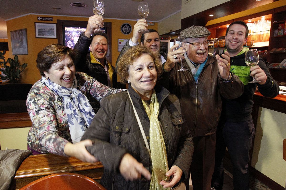 Hortensia Gómez, nai do loteiro que vendeu o número premiado