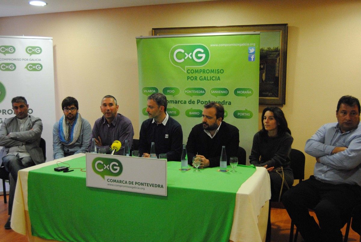 Presentación de la estructrura comarcal de Compromiso por Galicia en Pontevedra