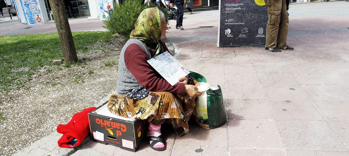 Persoa en situación de pobreza
