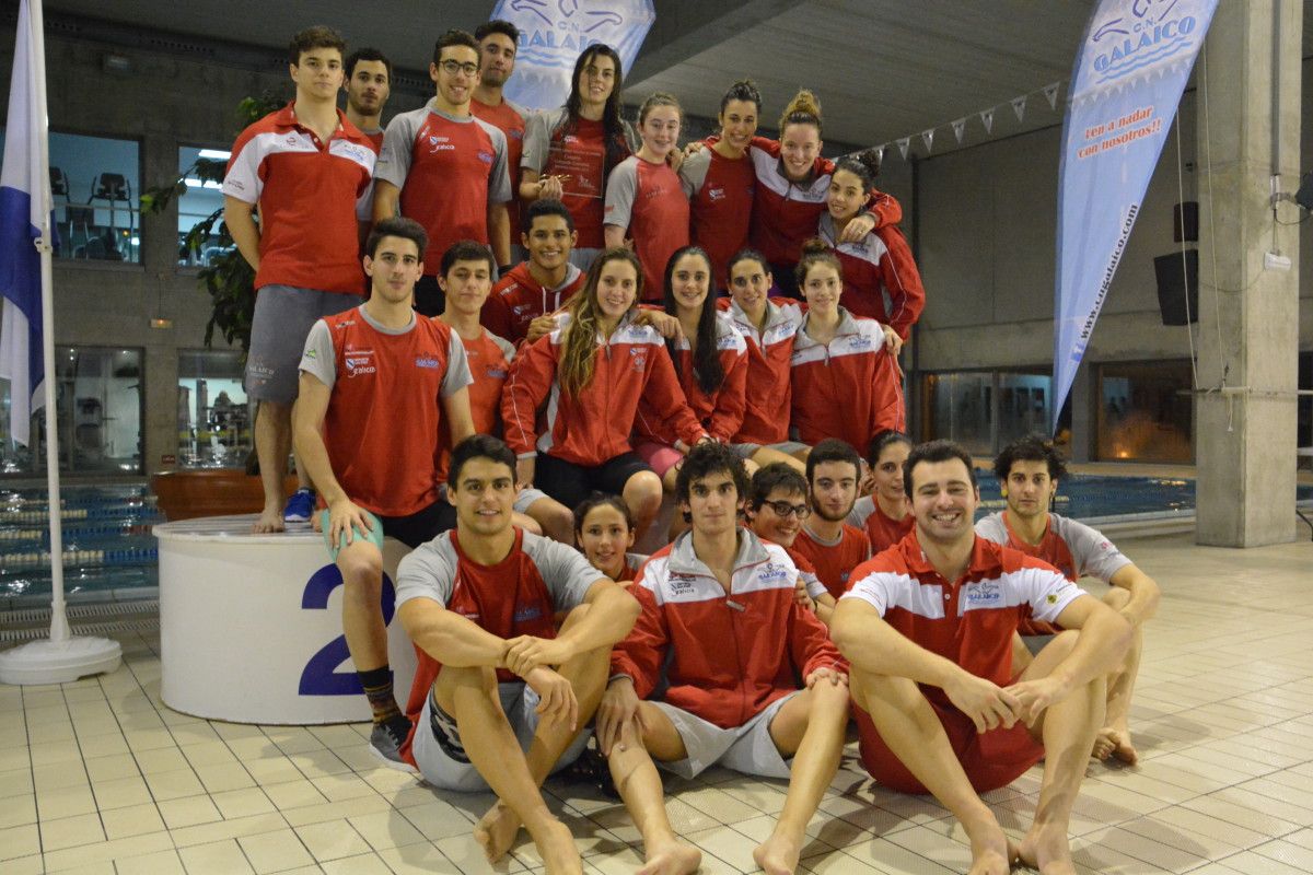 Equipo do Galaico que se proclamou campión galego de inverno