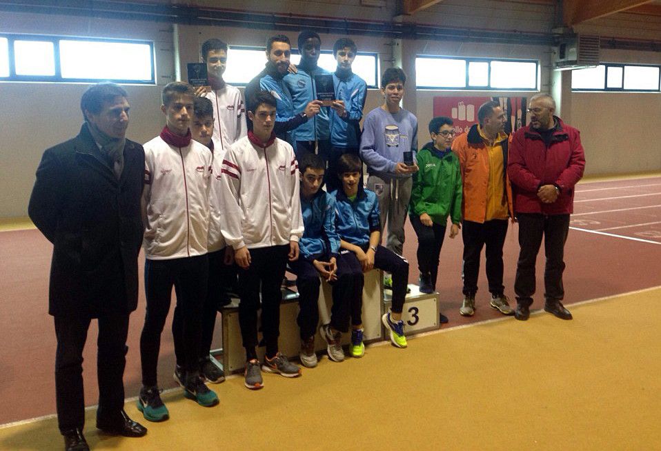 Podio del Campeonato Gallego de Pruebas Combinadas en Lugo