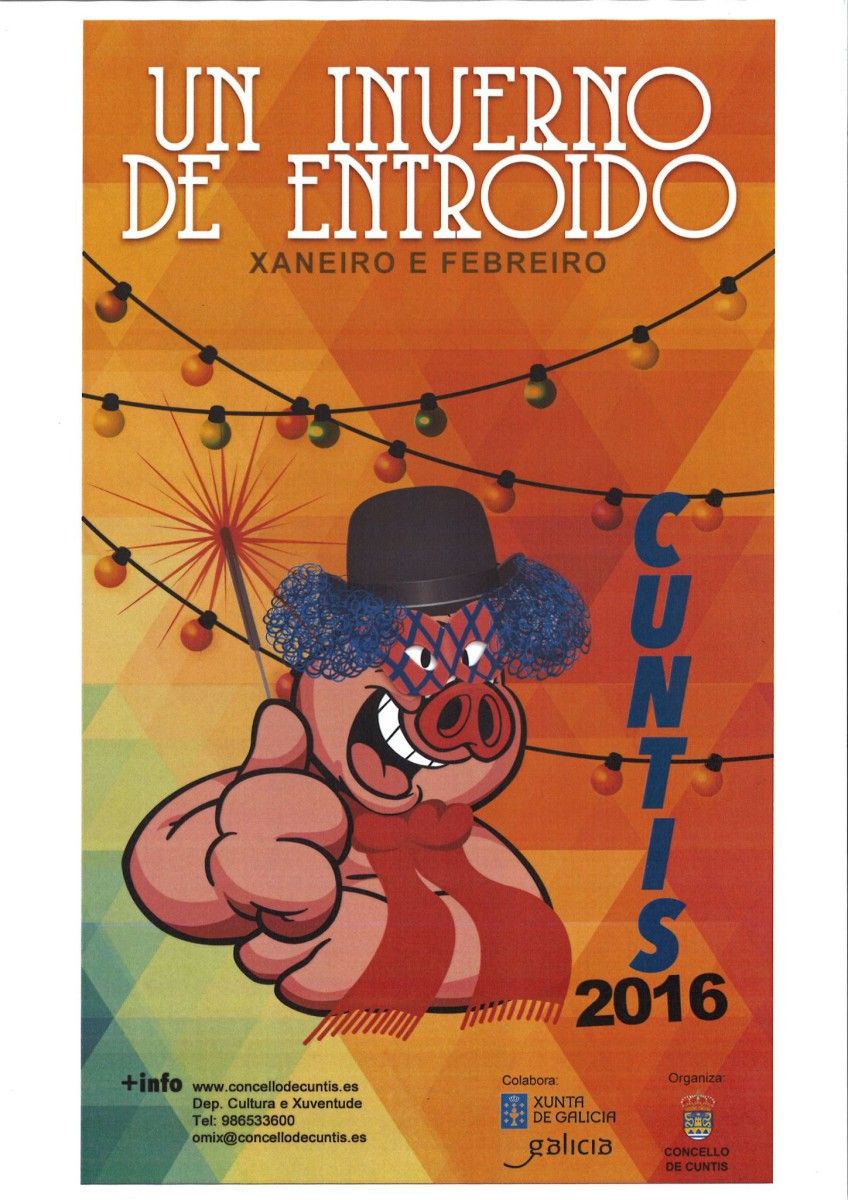 Cartel do 'Inverno de Entroido' en Cuntis Cartel do 'Inverno de Entroido' en Cuntis