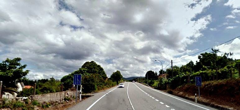 N-541 ao seu paso por Cotobade