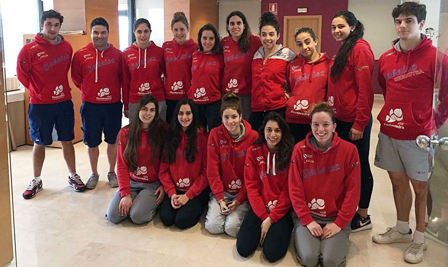 Equipo do Galaico que participou en Barcelona na Copa de España de 2ª División 2016