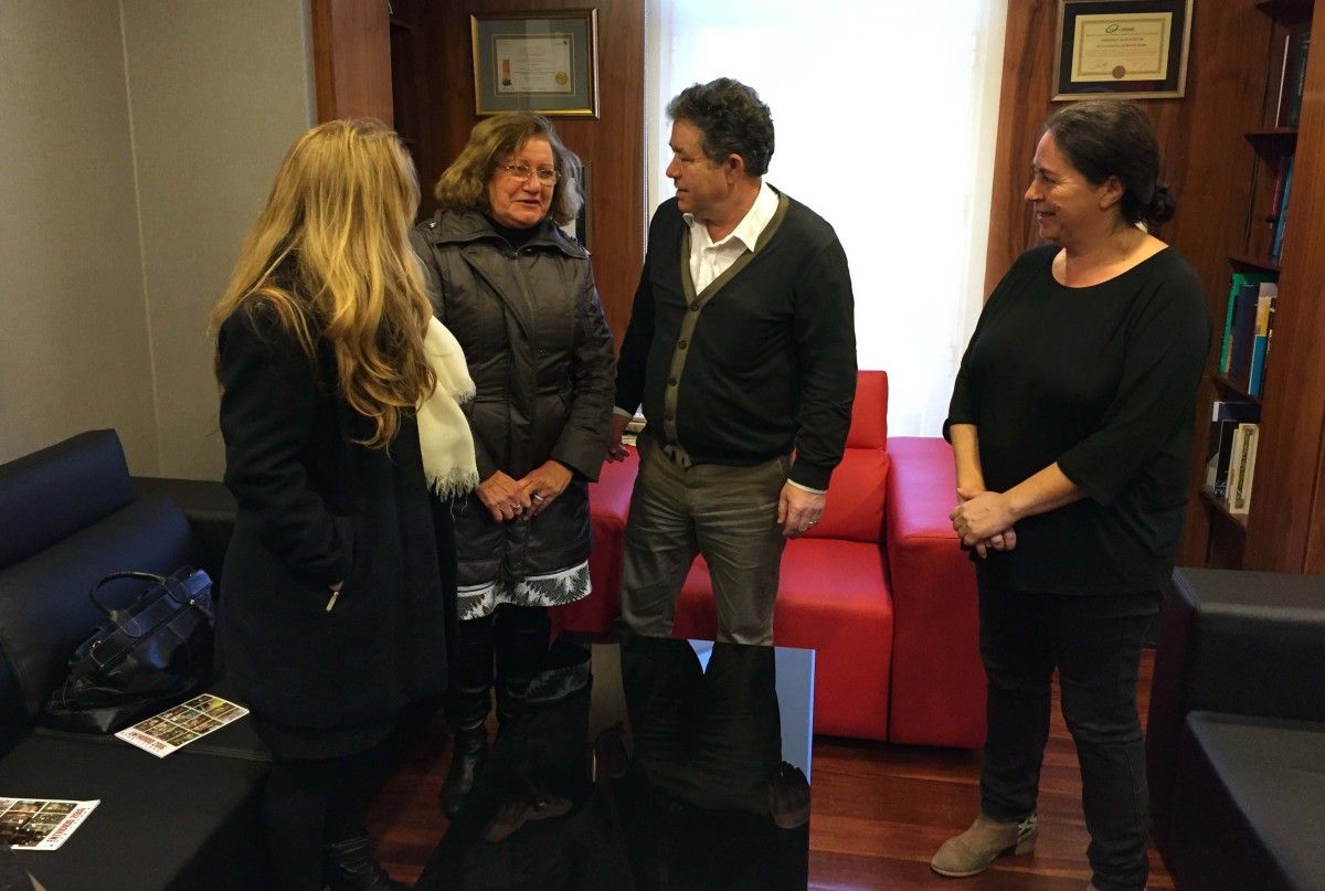 Recepción de Fernández Lores a la diputada de Brasil, María del Carmen Fidalgo