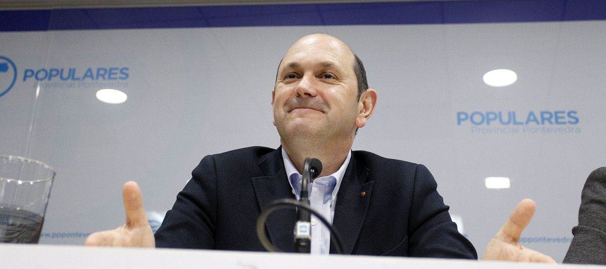 Rolda de prensa de Rafael Louzán, presidente provincial do PP