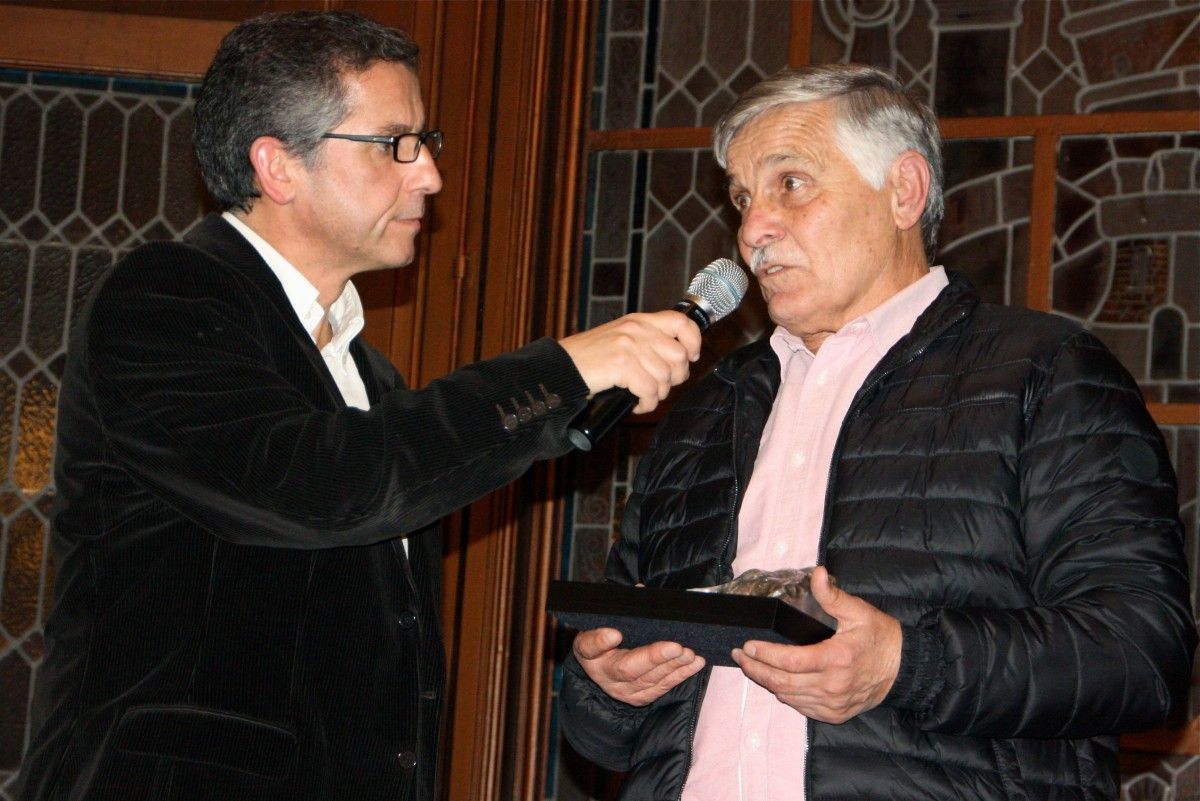 Terio Carrera y Tucho de la Torre, en la Gala do Deporte de Marín 2015