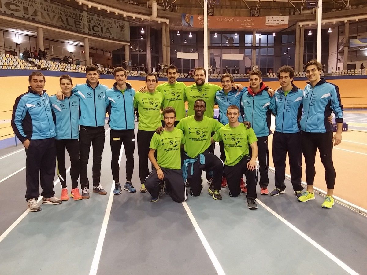 Equipo de la Gimnástica que compitió en la Copa del Rey 2016 en Valencia