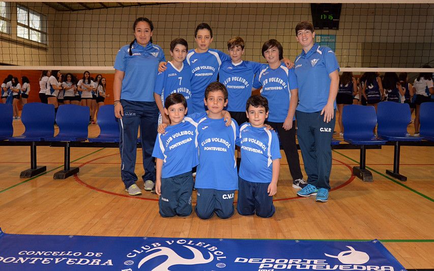 Presentación de los equipos del Club Voleibol Pontevedra