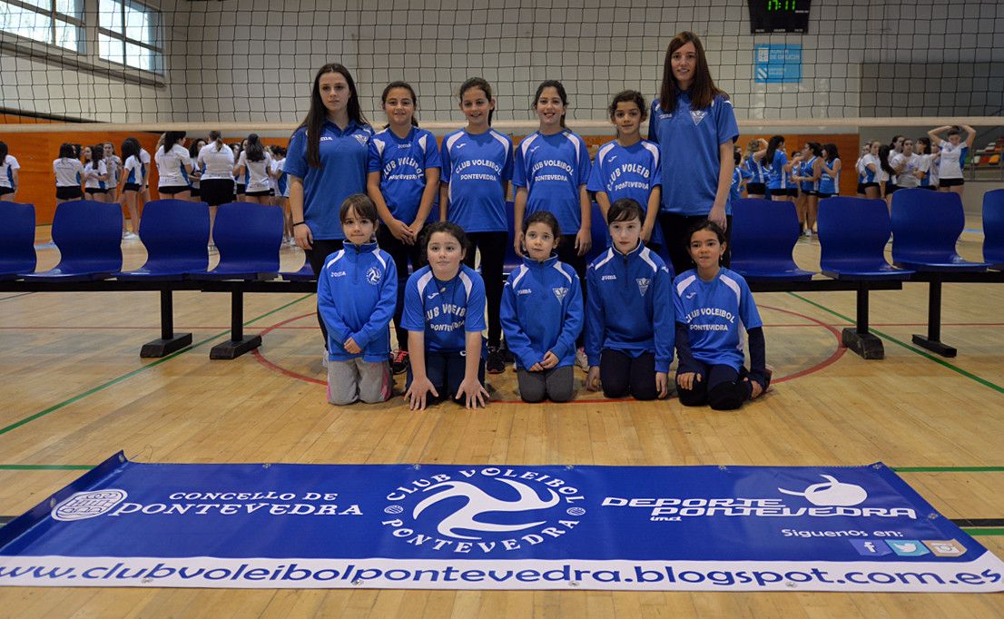 Presentación de los equipos del Club Voleibol Pontevedra