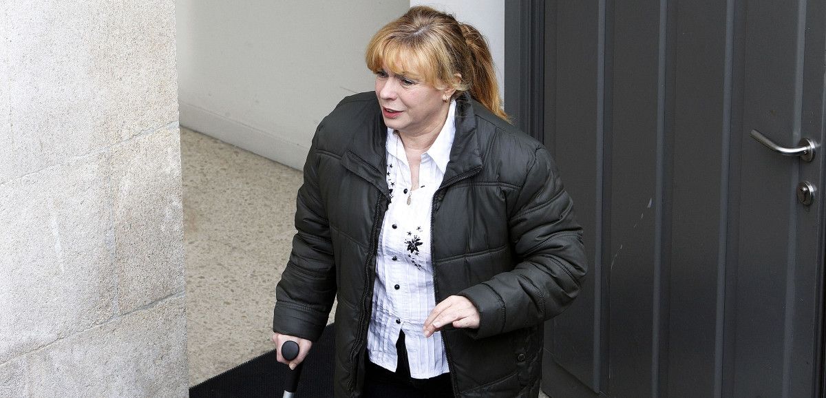 Acusadas del crimen de Secundino P.A. a su llegada a la Audiencia Provincial