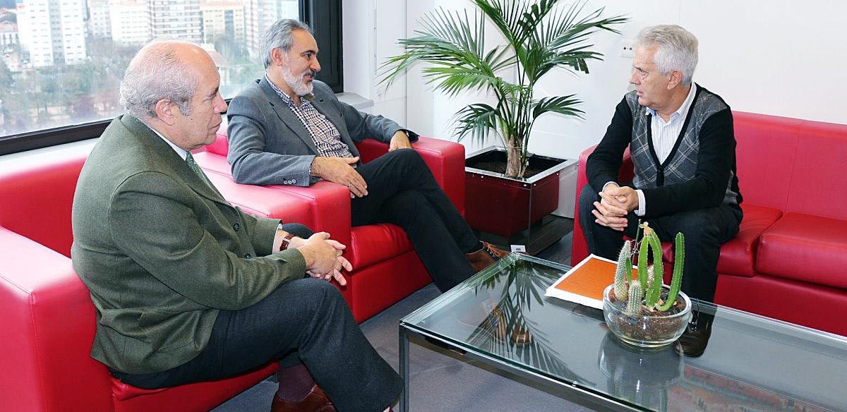 Reunión del alcalde de Poio con el Delegado de la Xunta