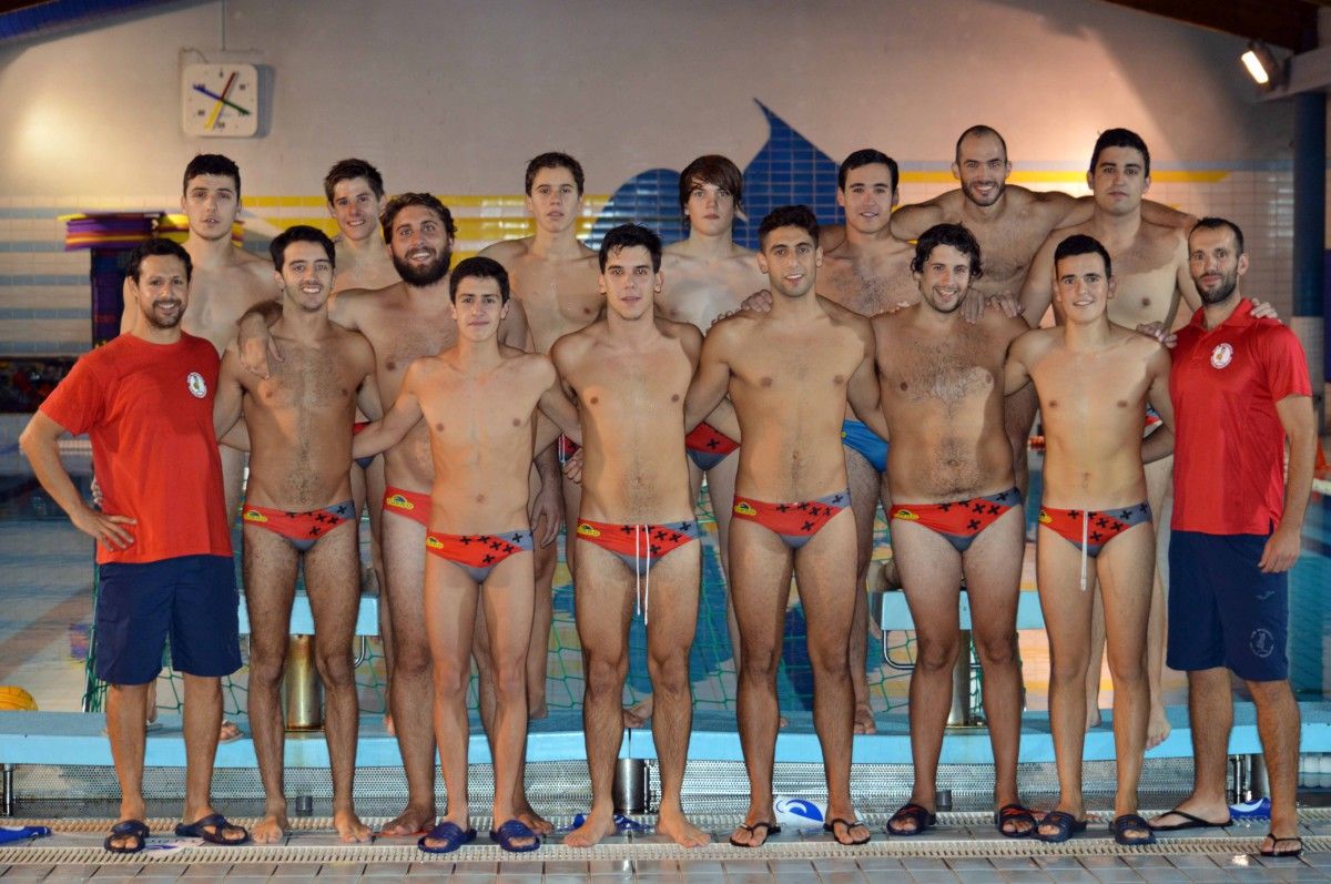Equipo absoluto masculino do Club Waterpolo Galaico