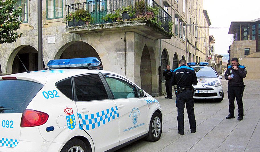 Operación de la Policía Local en A Ferrería