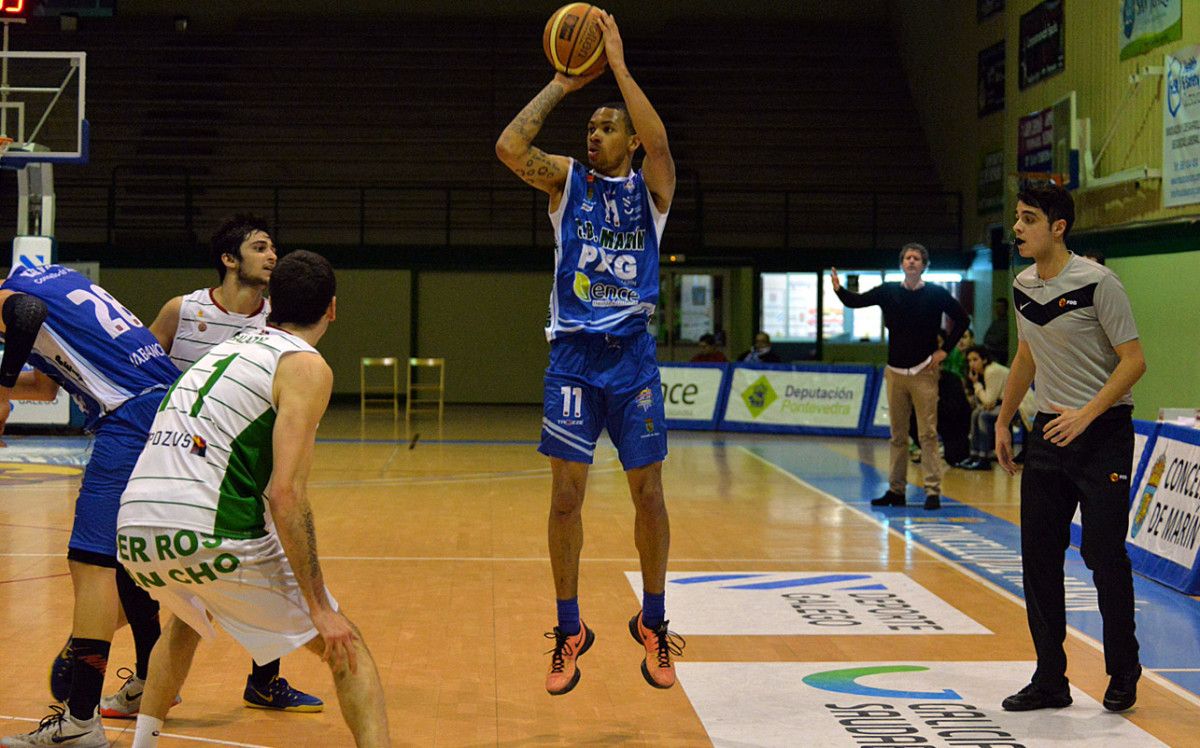 Rogers, durante un partido entre Peixe Galego e Zornotza