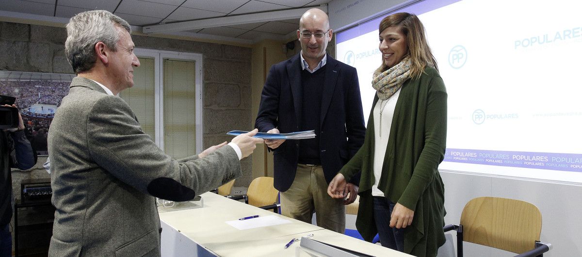 Alfonso Rueda presenta os avais para presentar a súa candidatura á presidencia do PP provincial