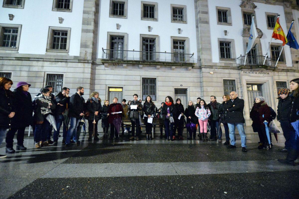 Concentración ante la Audiencia