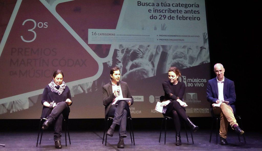 Presentación en Santiago de la III edición dos Premios Galegos da Música