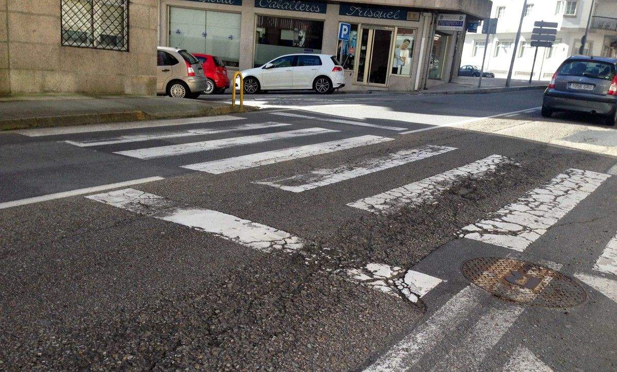 Calle Progreso en Sanxenxo