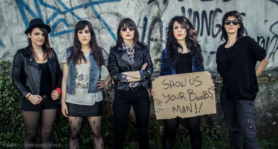 Agoraphobia, banda femenina de rock que llegan desde Boiro