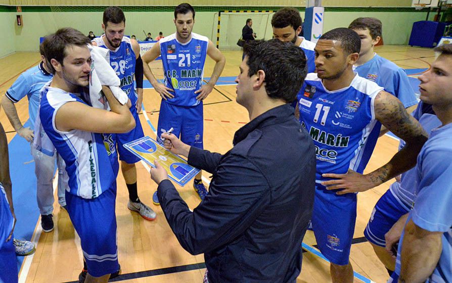 Tempo morto do Peixe Galego nun partido da tempada 15/16