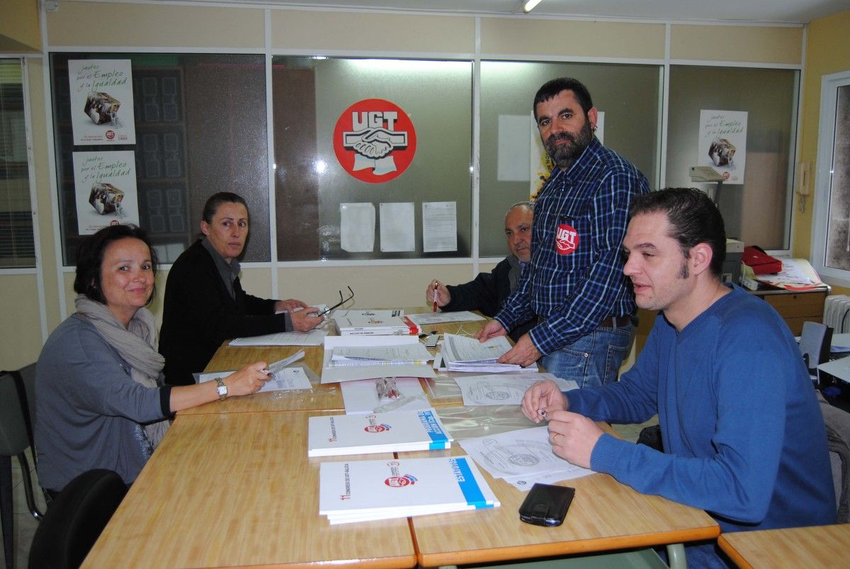 Reunión de los delegados de UGT Pontevedra para el congreso gallego
