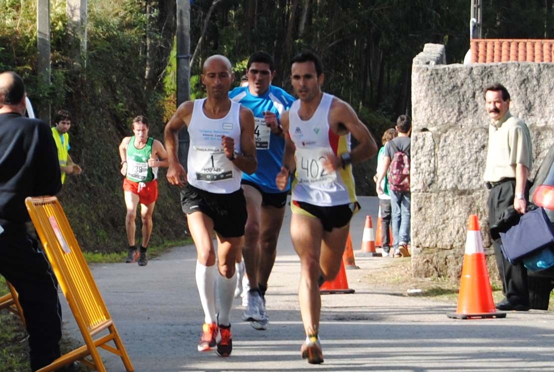 Rafael Fuentes y José Antonio Requejo, primero y segundo en la carrera Pinga-Pinga