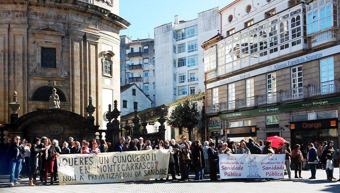 Concentración de Marea Branca na Peregrina