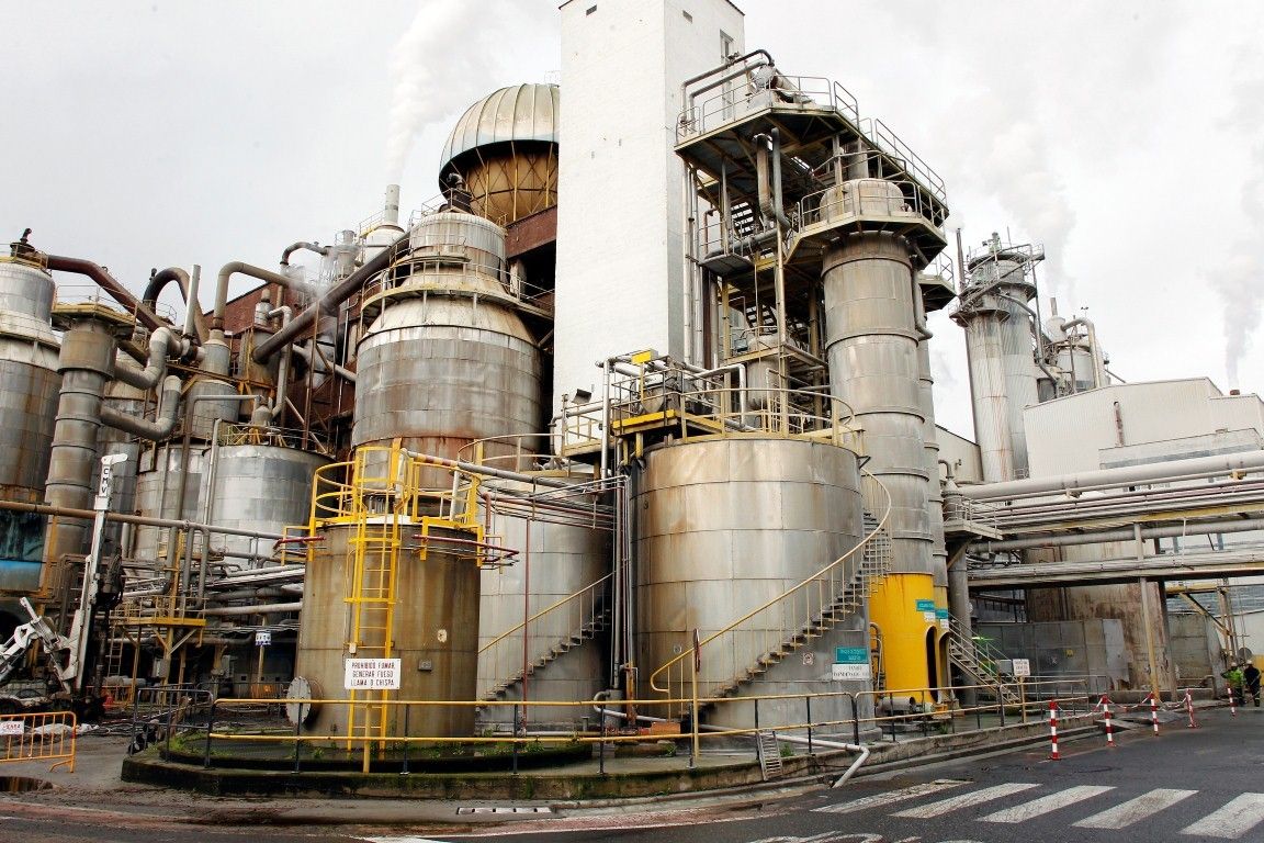 Factoría de ENCE en Lourizán