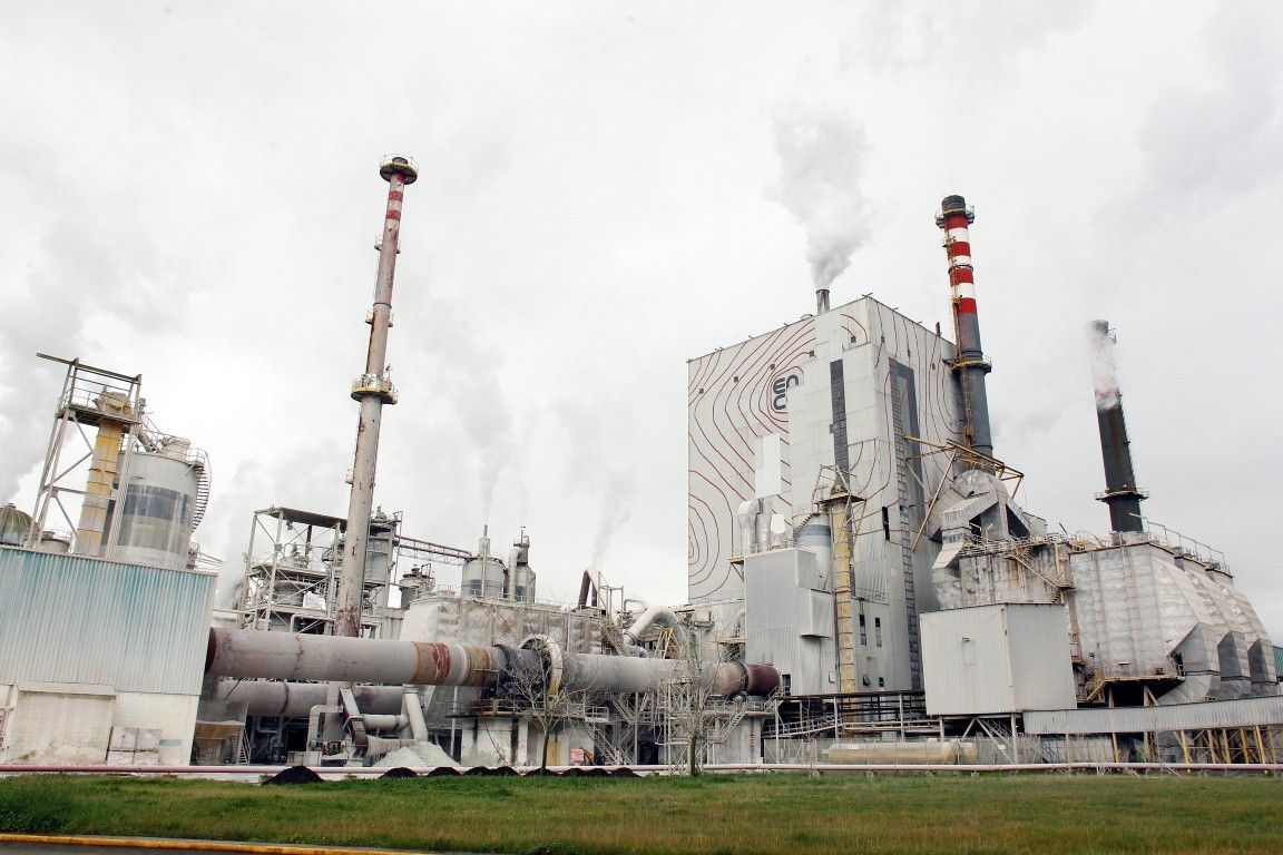 Factoría de ENCE en Lourizán