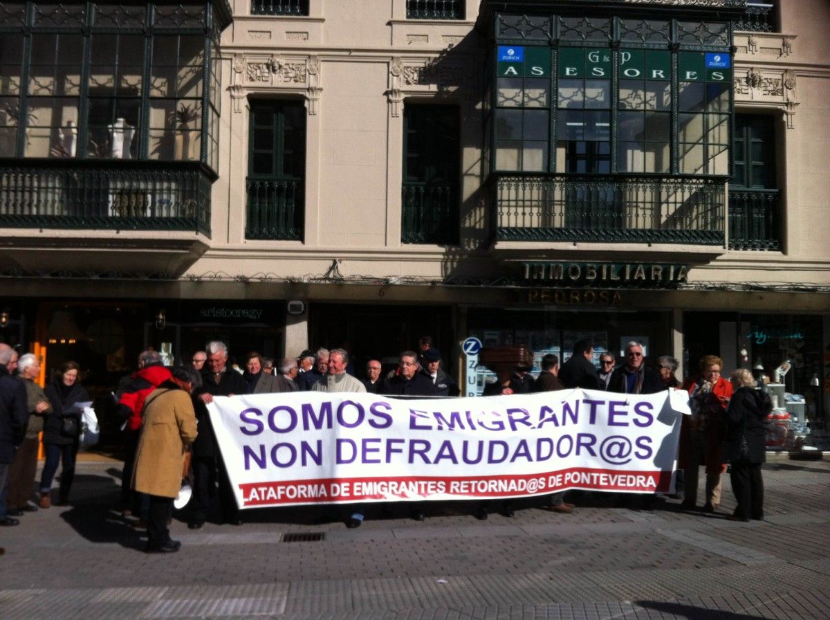 Concentración da Plataforma de Inmigrantes Retornados 